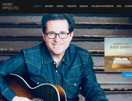 Mark Ippolito website design